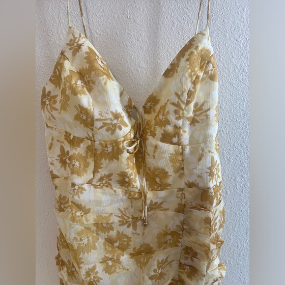 Hello Molly Not Guilty Yellow Summer Dress New with Tags! NWT - Picture 2 of 5